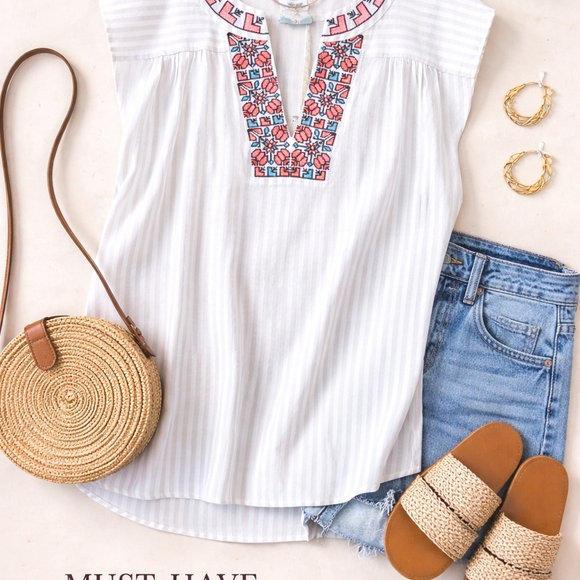 ✨ Madewell Embroidered Boho Tunic | Luxe Beach Cover-Up ✨ - Picture 9 of 9